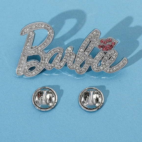 Barbie Rhinestone Pin / Brooch - Picture 3 of 14